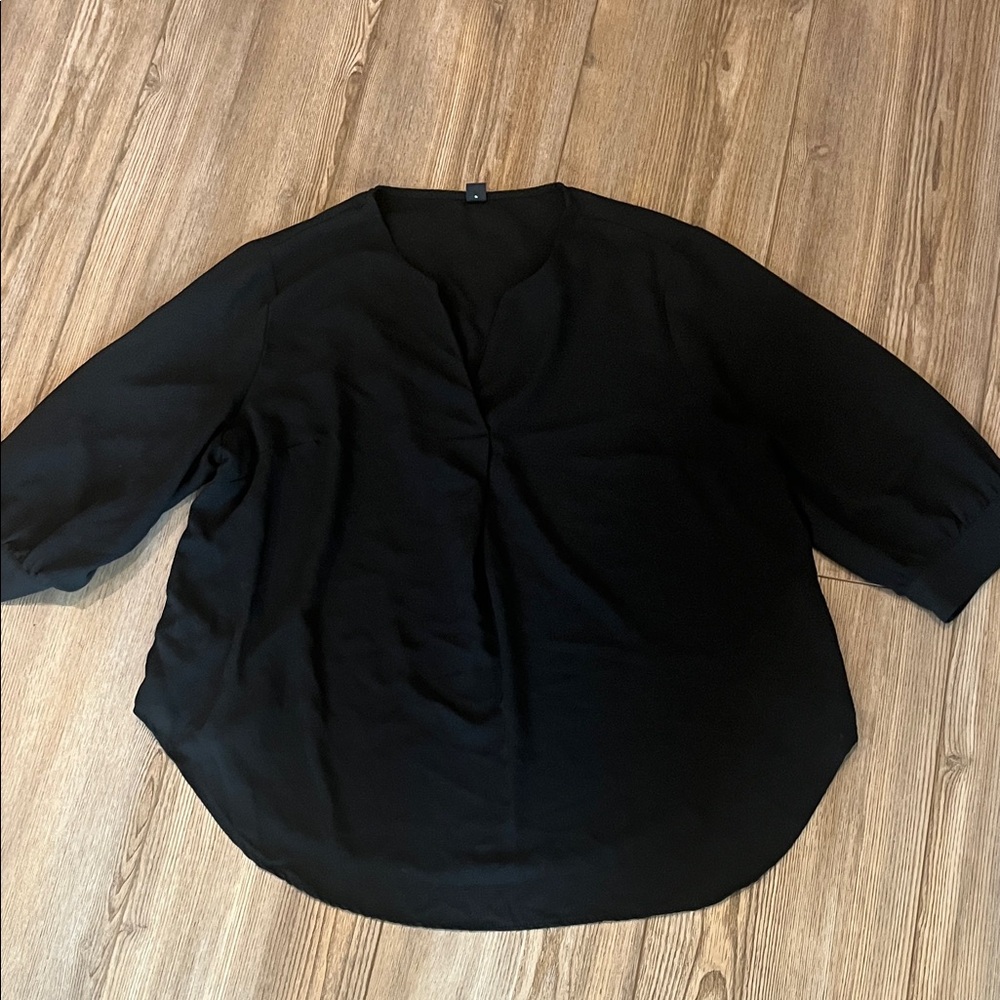 SHEIN Classic Black Blouse